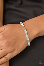 Load image into Gallery viewer, Paparazzi Accessories ❋Twinkle Twinkle Little STARLET- White Bracelet❋ Flat Rate Ship $4.50❋