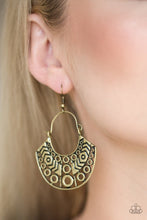 Load image into Gallery viewer, Paparazzi Accessories ❋Indigenous Idol - Brass Earrings❋ Flat Rate Ship $4.50❋