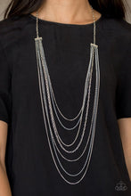 Load image into Gallery viewer, Paparazzi Accessories ❋Radical Rainbows - Silver Necklace❋ Flat Rate Ship $4.50❋