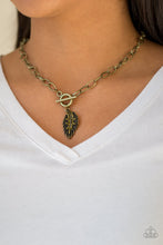 Load image into Gallery viewer, Paparazzi Accessories ❋Pilot Quest - Brass Necklace❋ Flat Rate Ship $4.50❋