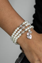 Load image into Gallery viewer, Paparazzi Accessories ❋Mom Wow - White Bracelet❋ Flat Rate Ship $4.50❋
