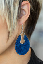 Load image into Gallery viewer, Paparazzi Accessories ❋Pool Hopper - Blue Earrings❋ Flat Rate Ship $4.50❋