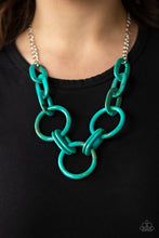 Load image into Gallery viewer, Paparazzi Accessories ❋Turn Up The Heat - Blue Necklace❋ Flat Rate Ship $4.50❋