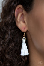 Load image into Gallery viewer, Paparazzi Accessories ❋Triple The Tassel - White Necklace❋ Flat Rate Ship $4.50❋