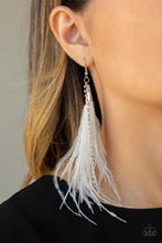 Load image into Gallery viewer, Paparazzi Accessories ❋Showstopping Showgirl - White Earrings❋ Flat Rate Ship $4.50❋