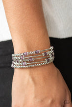 Load image into Gallery viewer, Paparazzi Accessories ❋Colorful Charisma - Purple Bracelet❋ Flat Rate Ship $4.50❋