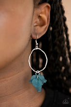 Load image into Gallery viewer, Paparazzi Accessories ❋Petals On The Floor - Blue Earrings❋ Flat Rate Ship $4.50❋