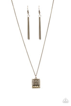 Load image into Gallery viewer, brought-to-you-by-pbjincback-to-square-one-brass-necklace-paparazzi-accessories