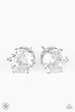 Load image into Gallery viewer, pittmanbling-and-jewelry-inc-presentsjust-in-timeless-white-post earrings-paparazzi-accessories