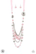 Load image into Gallery viewer, pittmanbling-and-jewelry-inc-presentspink-ribbon-and-pearls-blockbuster-necklace-paparazzi-accessories