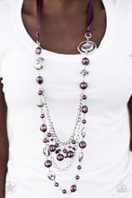 Load image into Gallery viewer, Paparazzi Accessories ⚘ All The Trimmings - Purple Necklace⚘ Flat Rate Ship $4.50 ⚘