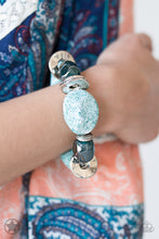 Load image into Gallery viewer, Paparazzi Accessories ⚘ Glaze of Glory - Blue Bracelet⚘ Flat Rate Ship $4.50 ⚘