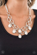 Load image into Gallery viewer, Paparazzi Accessories ⚘ Show-Stopping Shimmer - White Necklace⚘ Flat Rate Ship $4.50 ⚘