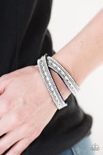 Load image into Gallery viewer, Paparazzi Accessories ⚘ Shimmer and Sass - Blue Bracelet⚘ Flat Rate Ship $4.50 ⚘