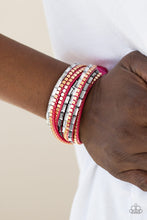 Load image into Gallery viewer, Paparazzi Accessories ⚘ This Time With Attitude - Pink Bracelet⚘ Flat Rate Ship $4.50 ⚘