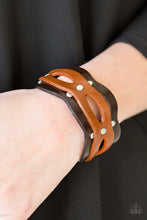 Load image into Gallery viewer, Paparazzi Accessories ⚘ SPURS Of The Moment - Brown Bracelet⚘ Flat Rate Ship $4.50 ⚘
