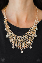 Load image into Gallery viewer, Paparazzi Accessories ⚘ Fishing for Compliments - Gold Necklace⚘ Flat Rate Ship $4.50 ⚘