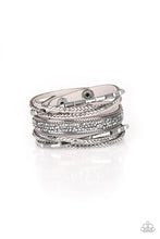 Load image into Gallery viewer, pittmanbling-and-jewelry-inc-presentspunk-prowess-silver-bracelet-paparazzi-accessories