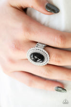 Load image into Gallery viewer, Paparazzi Accessories ⚘ Opulently Olympian - Black Ring⚘ Flat Rate Ship $4.50 ⚘