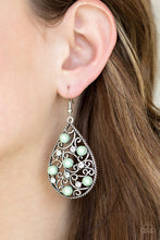Load image into Gallery viewer, Paparazzi Accessories ⚘ Glowing Vineyards - Green Earrings⚘ Flat Rate Ship $4.50 ⚘