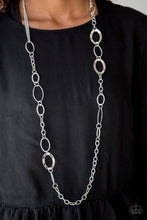 Load image into Gallery viewer, Paparazzi Accessories ❋Chain Cadence - Silver Necklace❋ Flat Rate Ship $4.50❋