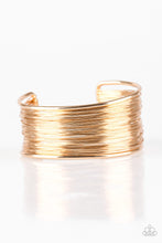 Load image into Gallery viewer, pittmanbling-and-jewelry-inc-presentswire-warrior-gold-bracelet-paparazzi-accessories