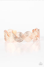 Load image into Gallery viewer, pittmanbling-and-jewelry-inc-presentsbraided-brilliance-rose-gold-paparazzi-accessories
