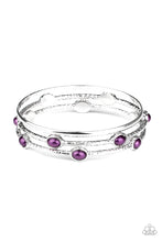 Load image into Gallery viewer, pittmanbling-and-jewelry-inc-presentsbangle-belle-purple-bracelet-paparazzi-accessories