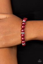Load image into Gallery viewer, Paparazzi Accessories ⚘ Exquisitely Elite - Red Bracelet⚘ Flat Rate Ship $4.50 ⚘