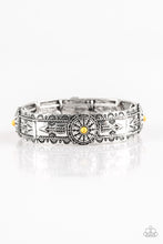 Load image into Gallery viewer, pittmanbling-and-jewelry-inc-presentssouthern-borders-yellow-bracelet-paparazzi-accessories