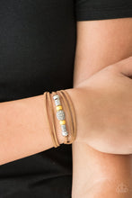 Load image into Gallery viewer, Paparazzi Accessories ⚘ Clear A Path - Yellow Bracelet⚘ Flat Rate Ship $4.50 ⚘