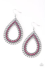 Load image into Gallery viewer, pittmanbling-and-jewelry-inc-presentsmechanical-marvel-pink-earrings-paparazzi-accessories