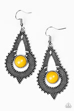 Load image into Gallery viewer, pittmanbling-and-jewelry-inc-presentszoomin-zumba-yellow-earrings-paparazzi-accessories