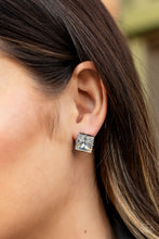 Load image into Gallery viewer, Paparazzi Accessories ⚘ Prima Donna Drama - Black Post Earrings⚘ Flat Rate Ship $4.50 ⚘