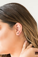 Load image into Gallery viewer, Paparazzi Accessories ⚘ Fire Drill - Rose Gold Post Earrings⚘ Flat Rate Ship $4.50 ⚘