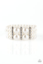 Load image into Gallery viewer, pittmanbling-and-jewelry-inc-presentsromance-remix-white-bracelet-paparazzi-accessories