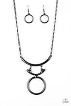 Load image into Gallery viewer, pittmanbling-and-jewelry-inc-presentswalk-like-an-egyptian-black-necklace-paparazzi-accessories