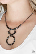 Load image into Gallery viewer, Paparazzi Accessories ⚘ Walk Like An Egyptian - Black Necklace⚘ Flat Rate Ship $4.50 ⚘