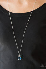Load image into Gallery viewer, Paparazzi Accessories ⚘ Pandoras Box - Blue Necklace⚘ Flat Rate Ship $4.50 ⚘