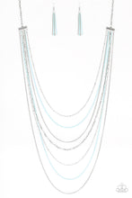 Load image into Gallery viewer, pittmanbling-and-jewelry-inc-presentsradical-rainbows-blue-necklace-paparazzi-accessories