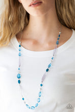 Load image into Gallery viewer, Paparazzi Accessories ⚘ Quite Quintessence - Blue Necklace⚘ Flat Rate Ship $4.50 ⚘