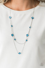 Load image into Gallery viewer, Paparazzi Accessories ⚘ Raise Your Glass - Blue Necklace⚘ Flat Rate Ship $4.50 ⚘