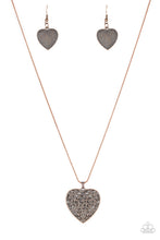 Load image into Gallery viewer, pittmanbling-and-jewelry-inc-presentslook-into-your-heart-copper-necklace-paparazzi-accessories