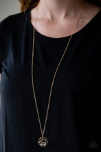 Load image into Gallery viewer, Paparazzi Accessories ⚘ Pandoras Box - Gold Necklace⚘ Flat Rate Ship $4.50 ⚘