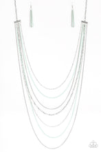 Load image into Gallery viewer, pittmanbling-and-jewelry-inc-presentsradical-rainbows-green-necklace-paparazzi-accessories