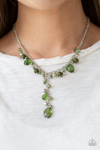 Load image into Gallery viewer, Paparazzi Accessories ⚘ Crystal Couture - Green Necklace⚘ Flat Rate Ship $4.50 ⚘