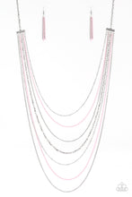Load image into Gallery viewer, pittmanbling-and-jewelry-inc-presentsradical-rainbows-pink-necklace-paparazzi-accessories