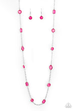 Load image into Gallery viewer, brought-to-you-by-pbjincglassy-glamorous-pink-necklace-paparazzi-accessories