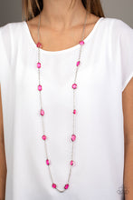 Load image into Gallery viewer, Paparazzi Accessories ❋Glassy Glamorous - Pink Necklace❋ Flat Rate Ship $4.50❋