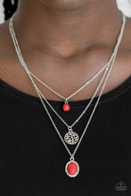 Load image into Gallery viewer, Paparazzi Accessories ⚘ Southern Roots - Red Necklace⚘ Flat Rate Ship $4.50 ⚘
